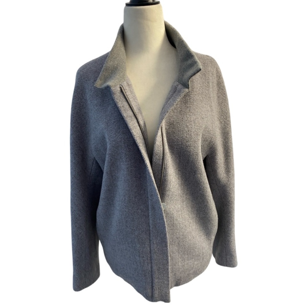 Izzat Baba Elegant Women's Gray Lightweight Coat Pit 21 L23